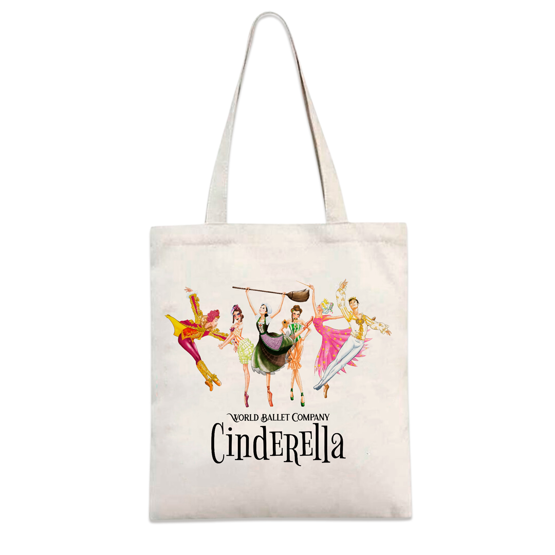 Cinderella All Characters Tote Bag