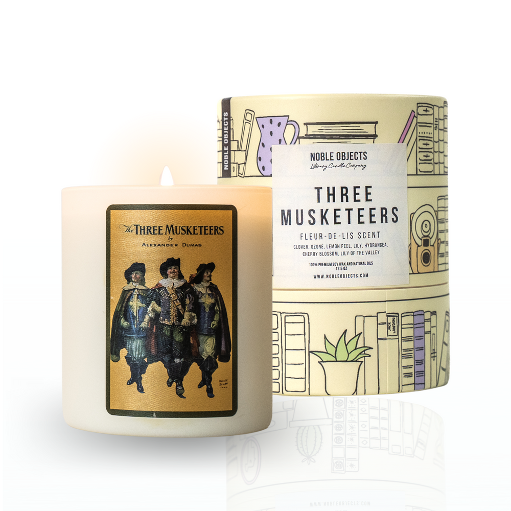 Three Musketeers - Scented Book Candle