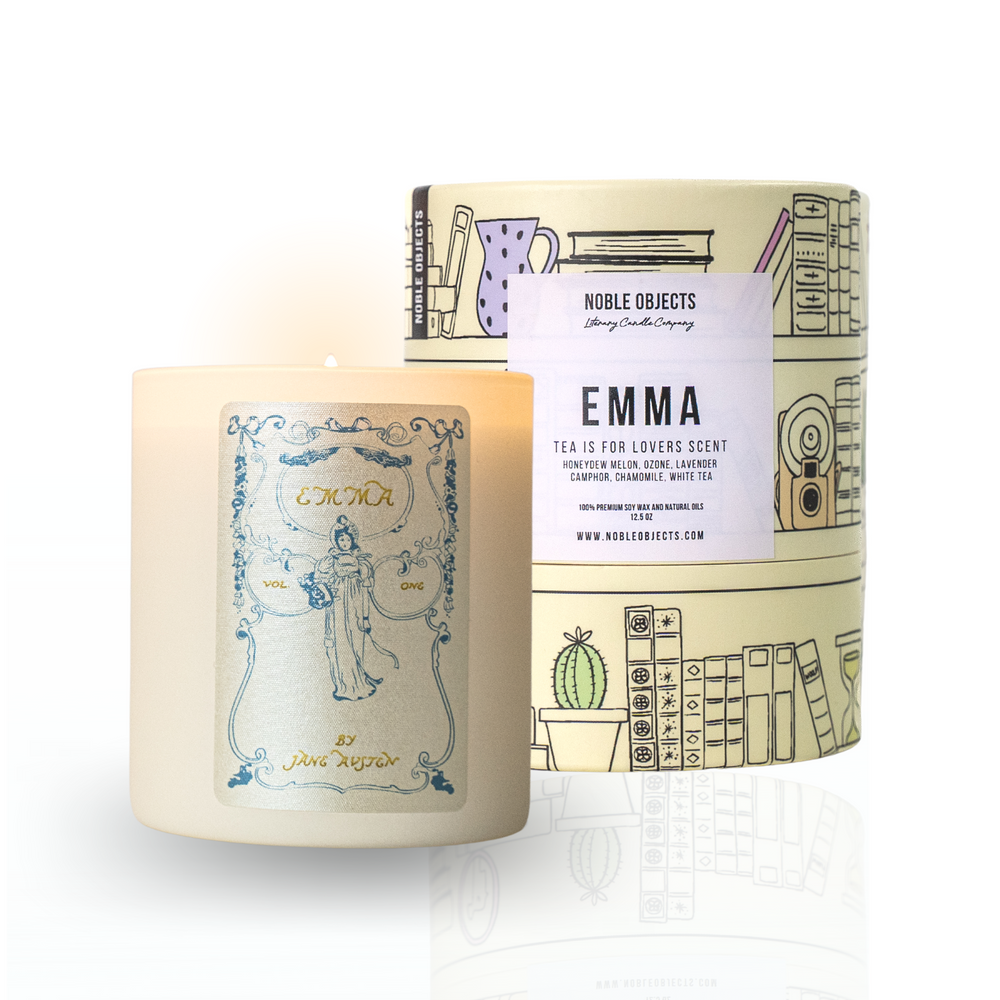 Jane Austen Candle, Book Lover Gift, Bookish Candle